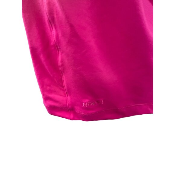 🌸3/$15🌸Fuchsia Pink with White Trim Nike Athletic Tank sz L - Picture 4 of 6